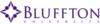 Bluffton University's logo: bluffton university logo with purple geometric emblem