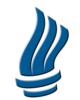 Eastern Gateway Community College - Closed's logo: stylized blue torch logo