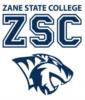 Zane State College's logo: zane state college zsc with a stylized panther logo