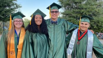 Central Arizona College commencement and students