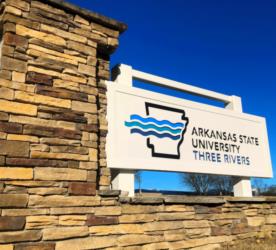 Arkansas State University Three Rivers campus sign