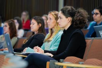 students in a lecture hall