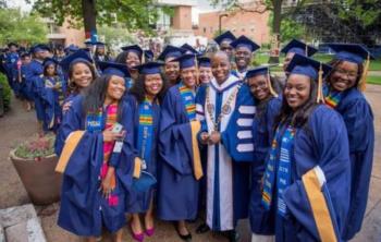 howard university graduates in cap and gown