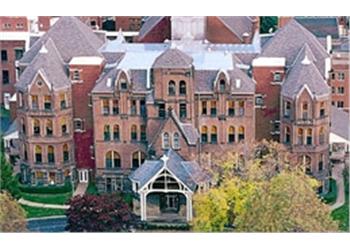 historic brick building of campus