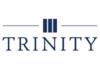 Logo: trinity logo with three vertical bars above