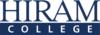 Logo: hiram college logo in navy blue text