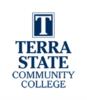 Logo: terra state community college logo with a bold 'T' above text